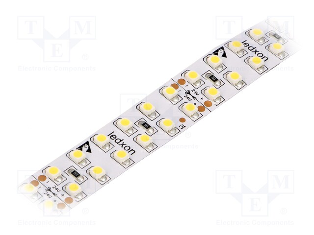 LED tape; white cold; LED/m: 240; SMD; 3528; 24V; W: 15mm; 120°; HP