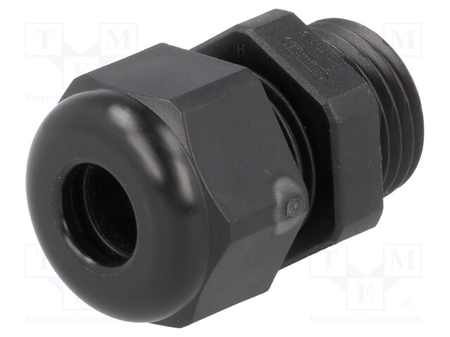 Cable gland; PG9; IP68; Mat: polyamide; black; UL94V-0