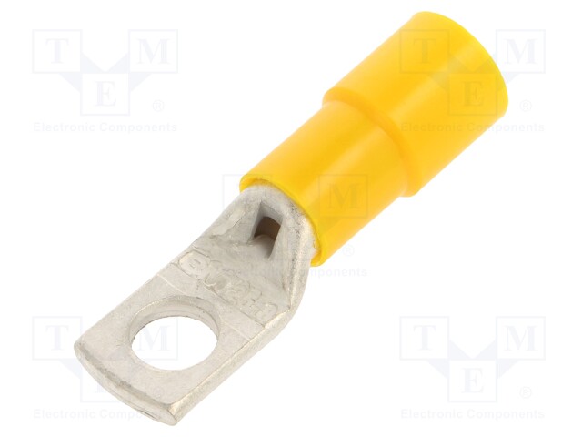 Tip: ring tube; M8; Ø: 8.4mm; 25mm2; crimped; for cable; insulated