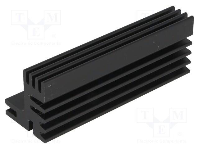 Heatsink: extruded; TO220; black; L: 84mm; W: 30mm; H: 28mm; 6K/W