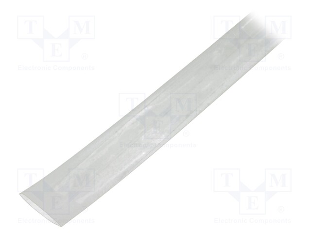 Heat shrink sleeve; flexible; 2: 1; 19mm; L: 10m; transparent