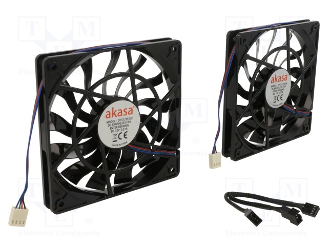 Fan: DC; axial