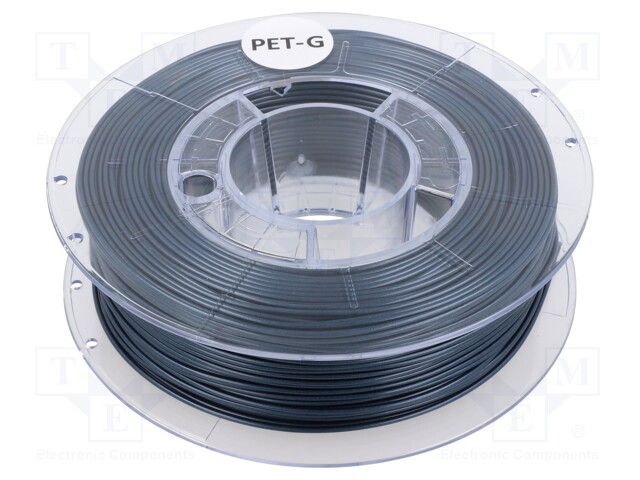 Filament: PET-G; Ø: 1.75mm; light steel; 220÷250°C; 330g