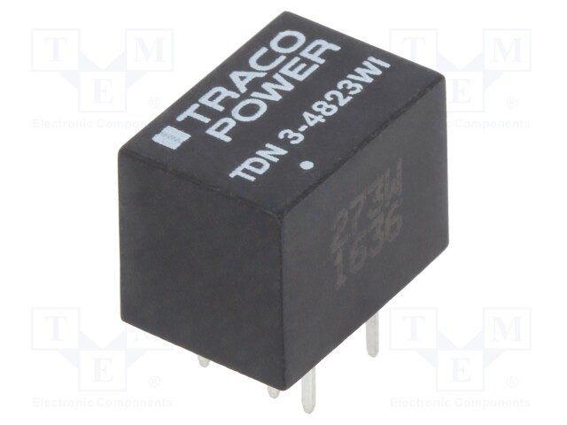 Converter: DC/DC; 3W; Uin: 18÷75V; Uout: 15VDC; Uout2: -15VDC; DIP