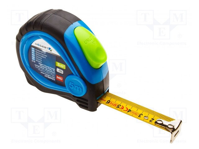 Measuring tape; L: 5m; Width: 19mm; Class: II