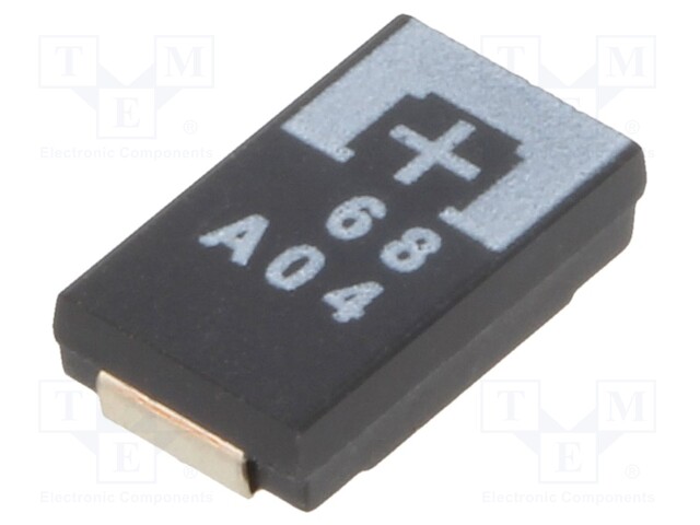 Capacitor: tantalum-polymer; 68uF; 10VDC; TPE; SMD; ±20%; -55÷105°C