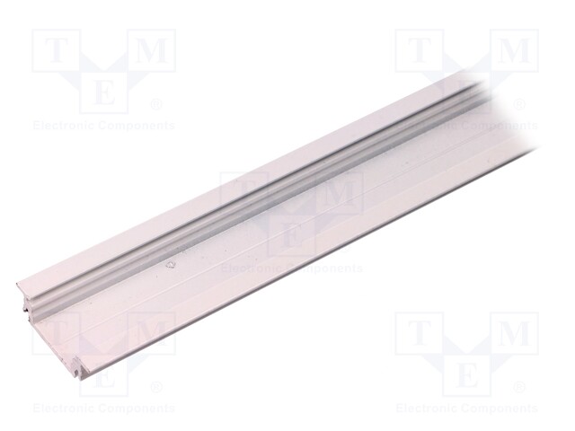 Profiles for LED modules; recessed; white; L: 2m; aluminium