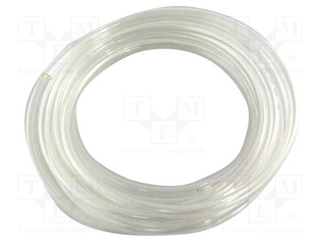 Pneumatic tubing; 8bar; L: 100m; r bending min: 27mm; polyurethane