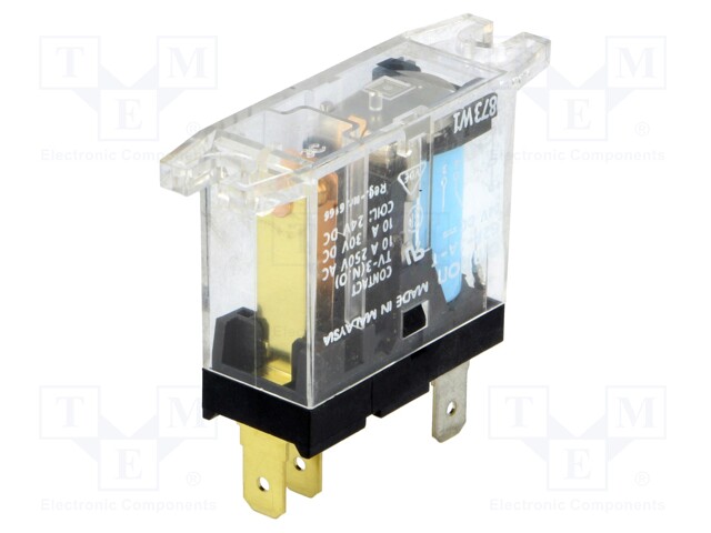 Relay: electromagnetic; SPST-NO; Ucoil: 24VDC; 10A/250VAC