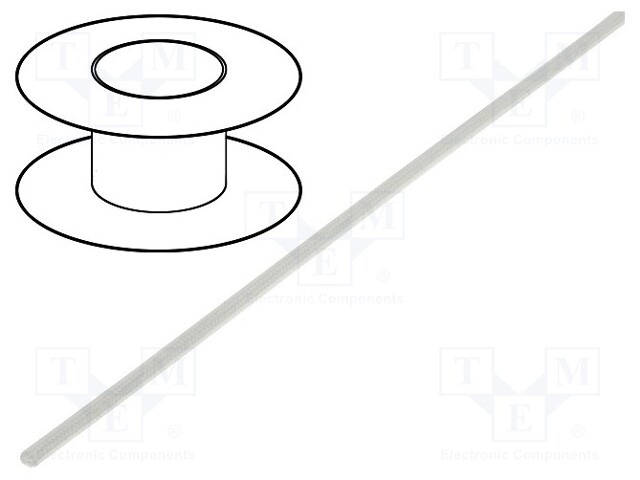 Insulating tube; Mat: glass fibre coated  with silicone rubber