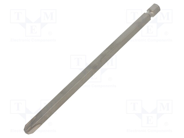 Screwdriver bit; Phillips; PH3; Overall len: 127mm