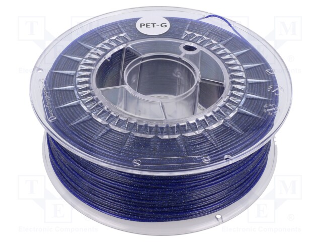 Filament: PET-G; 1.75mm; blue; 220÷250°C; 1kg