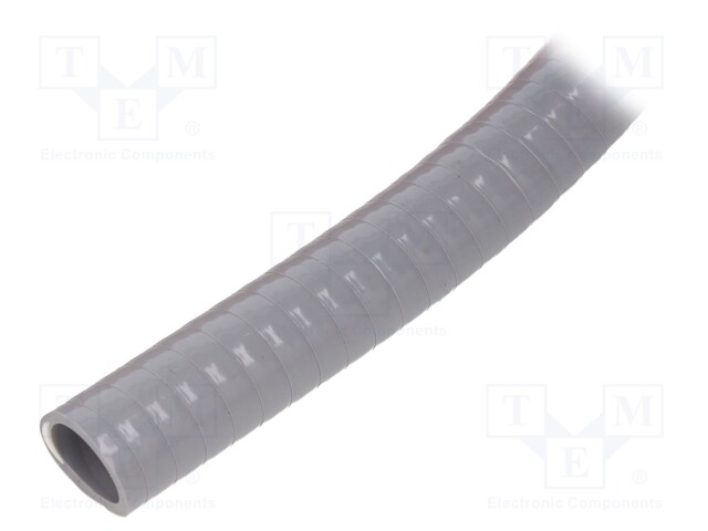 Protective tube; PVC; grey