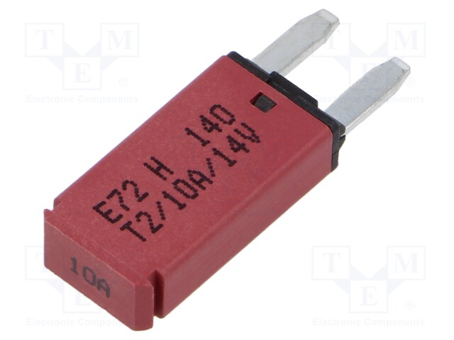 Fuse: fuse; 10A; 12VDC; automotive; 12.45mm