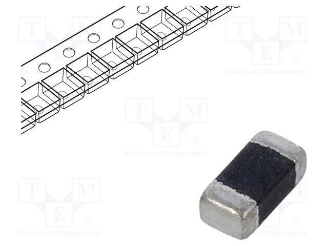 Ferrite: bead; Imp.@ 100MHz: 1000Ω; SMD; 1.4A; 1206; R: 0.075Ω