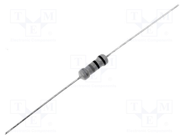 Resistor: carbon film; THT; 1kΩ; 0.5W; ±5%; Ø3x9mm; axial