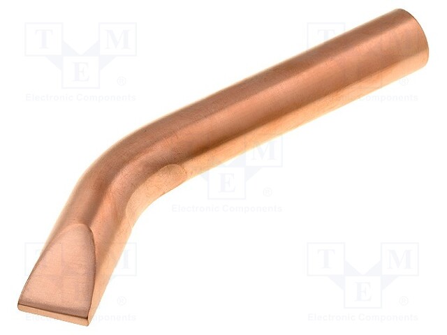 Tip; chisel,bent; 19mm; copper tip; for  IRON-200 soldering iron