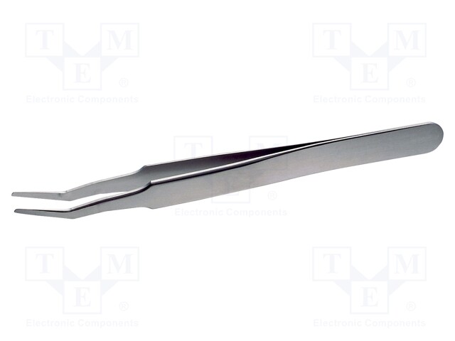 Tweezers; 120mm; Blades: curved; SMD