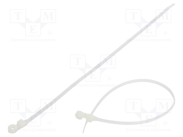 Cable tie; with a hole for screw mounting; L: 300mm; W: 4.8mm