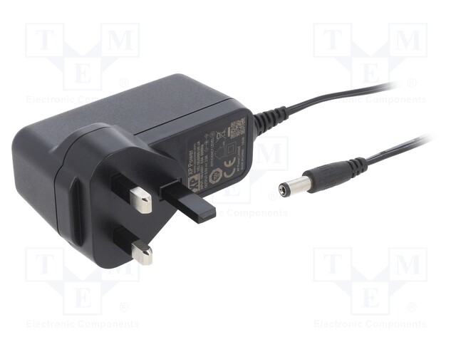 Power supply: switched-mode; voltage source; 9VDC; 2A; 18W; plug