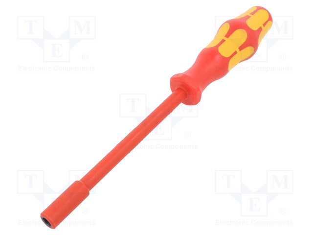 Screwdriver; insulated; hex socket; HEX 6mm; Blade length: 125mm