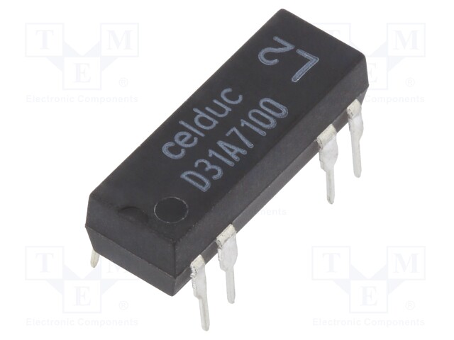 Relay: reed; SPST-NO; Ucoil: 24VDC; 1A; max.100VDC; 10W; Rcoil: 2150Ω