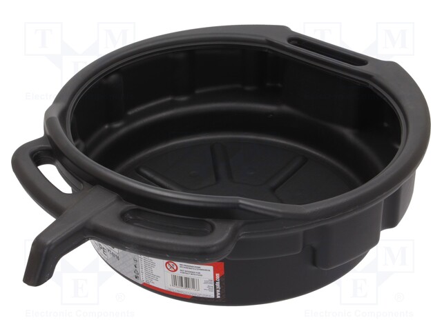 Oil drain pan; polyetylene; 10l