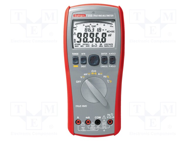 Digital multimeter; LCD 5 digits (100000); 6x/s; VDC: 40m÷1000V