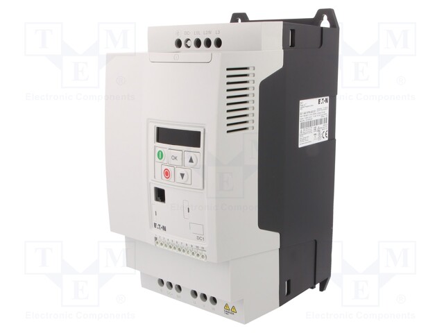 Inverter; Max motor power: 7.5kW; Out.voltage: 3x400VAC; IN: 4