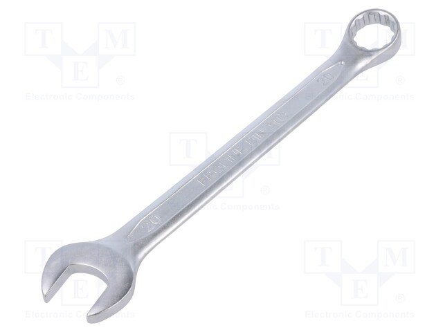 Key; combination spanner; 20mm; Overall len: 238mm; DIN 3113