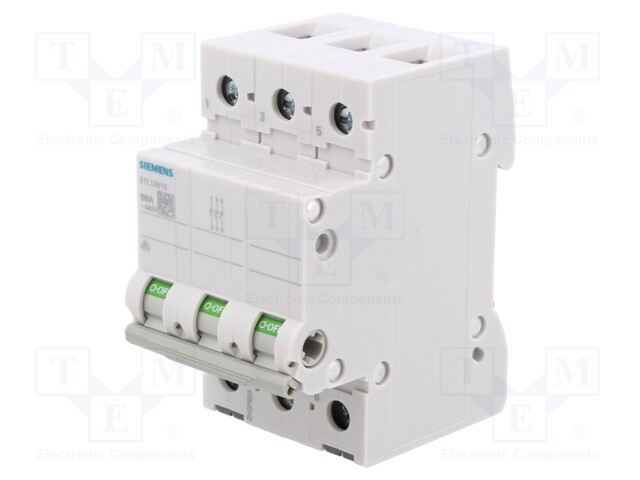 Isolator, 100 A, 440 V, 3 NO Contacts