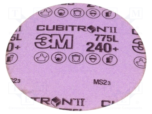 Wheel; 125mm; Granularity: 240; CUBITRON II