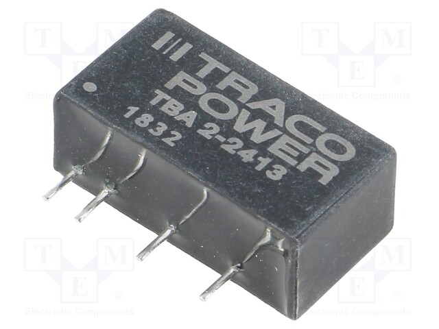 Converter: DC/DC; 2W; Uin: 21.6÷26.4V; Uout: 15VDC; Iout: 130mA; SIP7