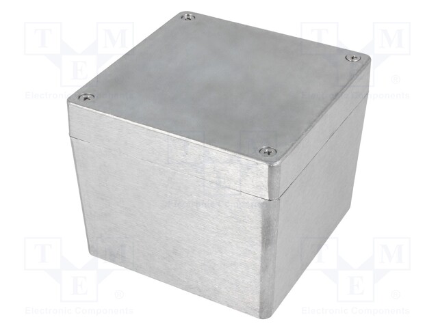 Enclosure: multipurpose; X: 120mm; Y: 120mm; Z: 101mm; aluminium