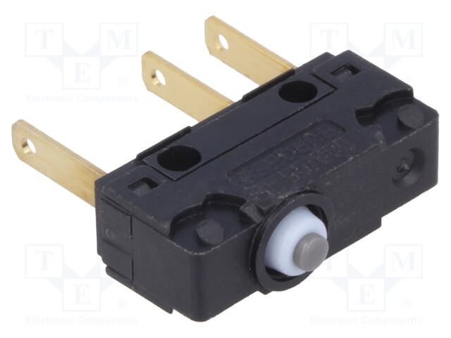 Microswitch SNAP ACTION; without lever; SPDT; 5A/250VAC; ON-(ON)