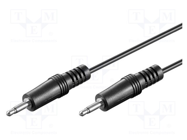 Cable; Jack 3.5mm plug,both sides; 1.2m