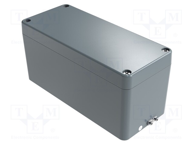 Enclosure: multipurpose; X: 100mm; Y: 230mm; Z: 111mm; aluminium