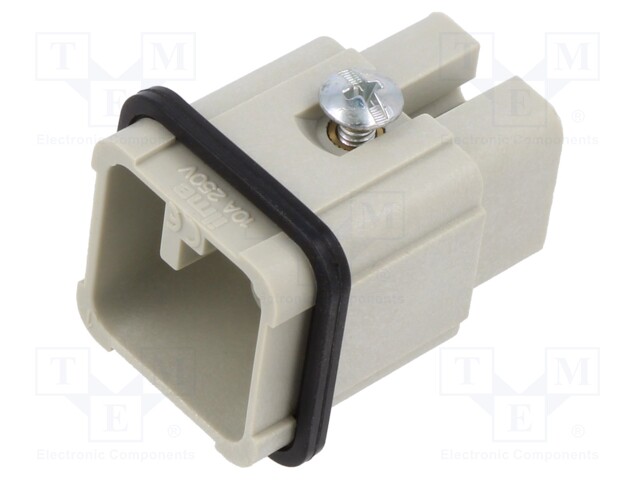 Connector: HDC; contact insert; male; CD; PIN: 7; 7+PE; size 21.21