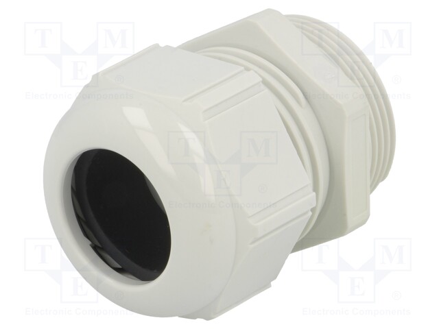 Cable gland; M32; Mat: polyamide; light grey