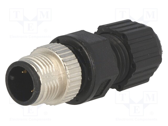 Plug; M12; PIN: 3; male; A code-DeviceNet / CANopen; for cable