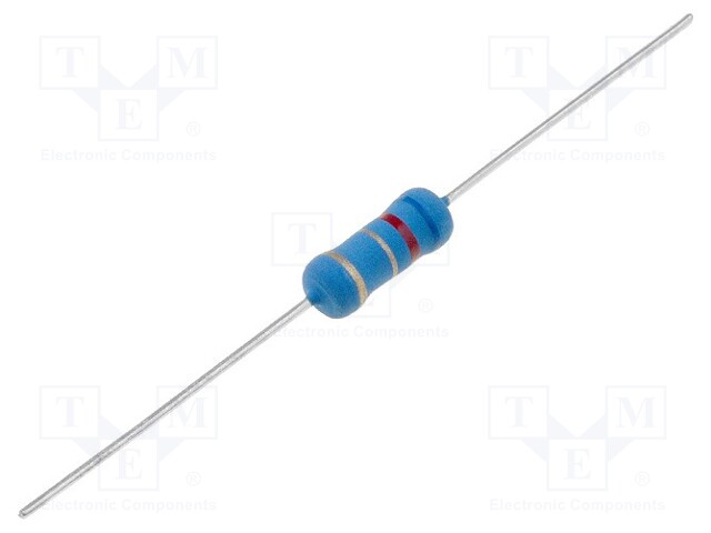 Resistor: metal oxide; THT; 6.2Ω; 2W; ±5%; Ø5x12mm; axial