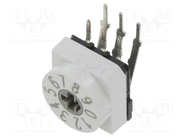 Switch: rotary; Pos: 10; 1uA/20mVDC; -20÷70°C; Mounting: THT