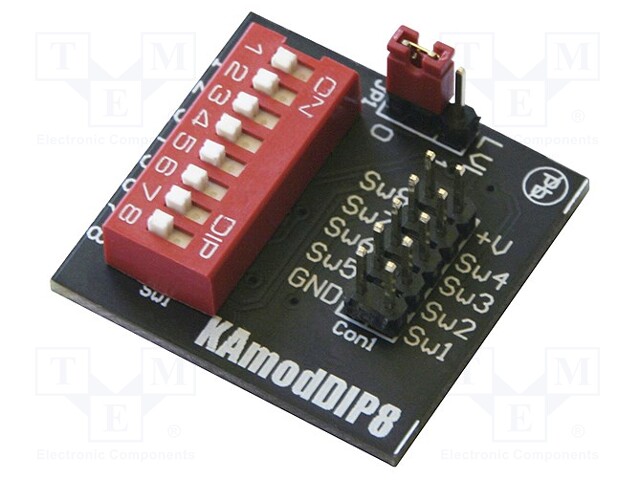 Module with 8-position DIP switch