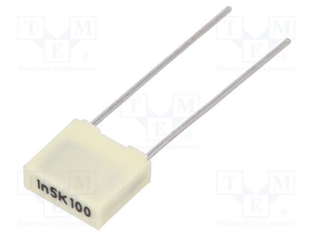 Capacitor: polyester; 1.5nF; 63VAC; 100VDC; Pitch: 5mm; ±10%