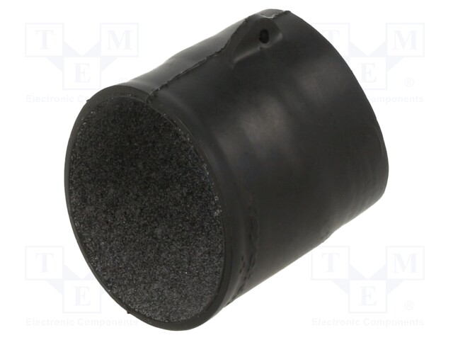 Heat shrink boot; angular,glued; black; elastomer; -75÷150°C