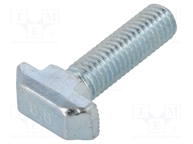 Screw; for profiles; Width of the groove: 10mm; L: 30mm; steel