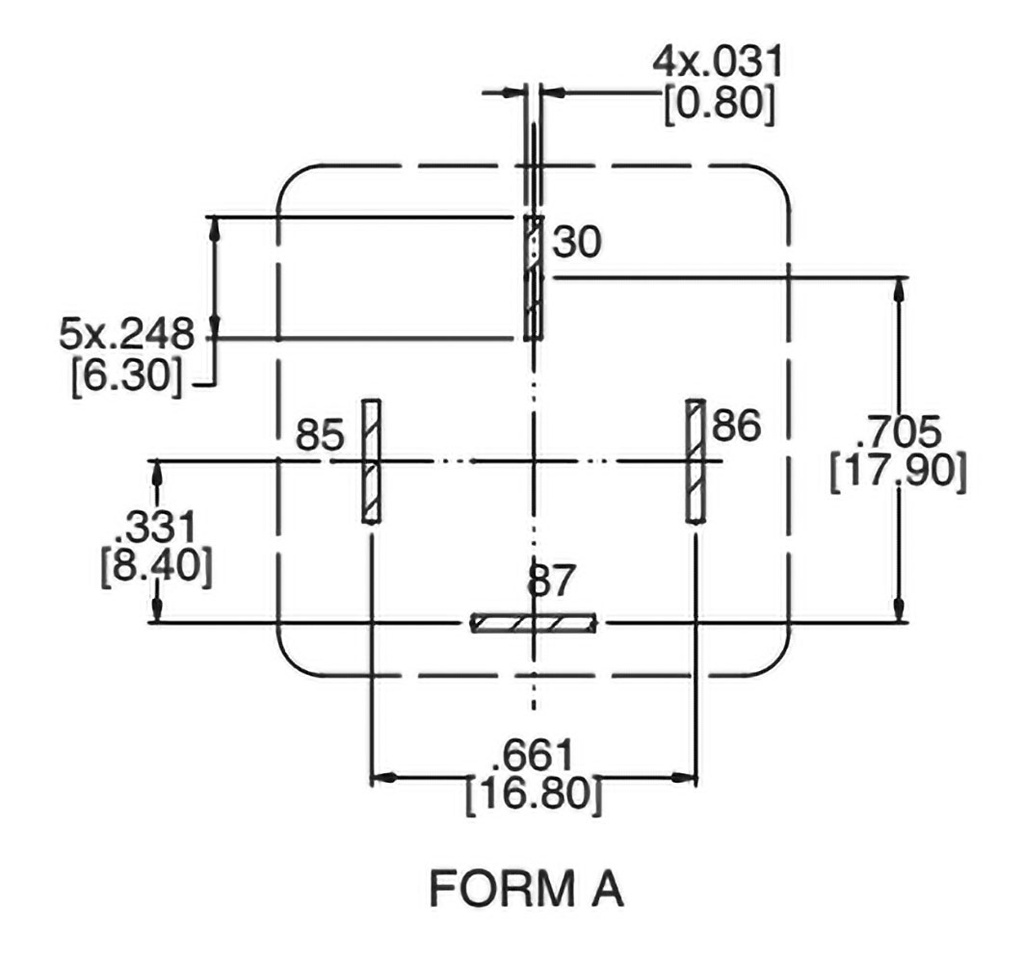 Relay: electromagnetic; SPST-NO; Ucoil: 12VDC; 40A; automotive