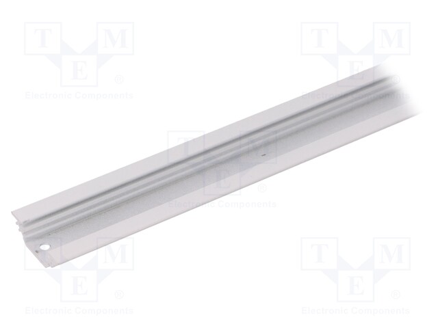 Profiles for LED modules; angular,recessed; white; L: 2m; 45°