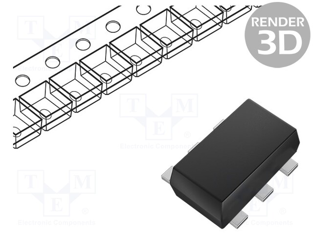 IC: temperature sensor; -55÷125°C; SOT-5X3-6; SMD; Accur: ±0.25°C