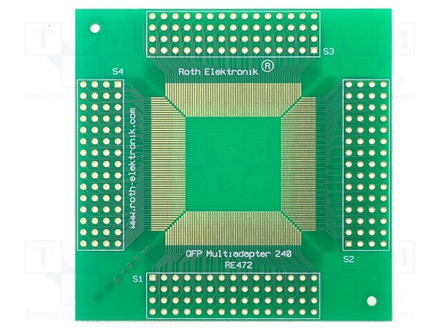 Board: universal; multiadapter; W: 70mm; L: 70mm